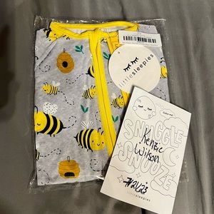 Little Sleepies Bee Happy Newborn Zippy